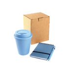 SET DE VASO Y LIBRETA ORIZABA AZUL CLARO ST-024A ( ST-024 / ST024 / OFICINA )