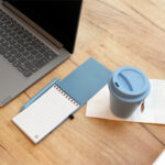 SET DE VASO Y LIBRETA ORIZABA AZUL CLARO ST-024A ( ST-024 / ST024 / OFICINA ) - Image 4