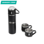 SET DE TERMO Y TAZAS CAMINI NEGRO ST-034N ( ST-034 / ST034 / TERMOS ) - Image 3