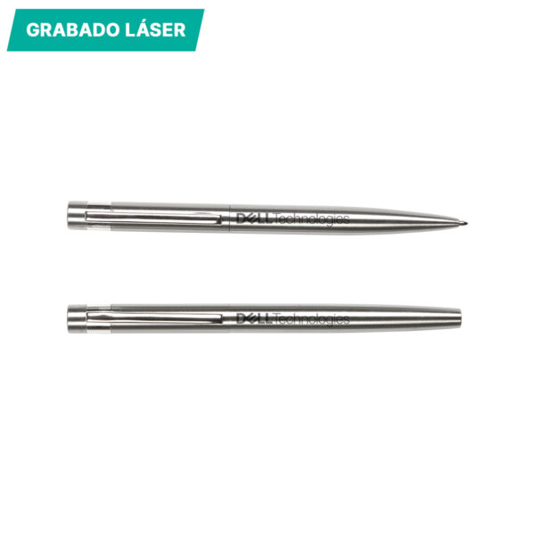 SET DE PLUMAS JOAL PLATA ST-038S ( ST-038 / ST038 / TINTA AZUL ) - Imagen 2