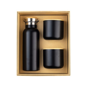 SET LUDVIKA NEGRO ST-041N ( ST-041 / ST041 / TERMOS,TAZAS )