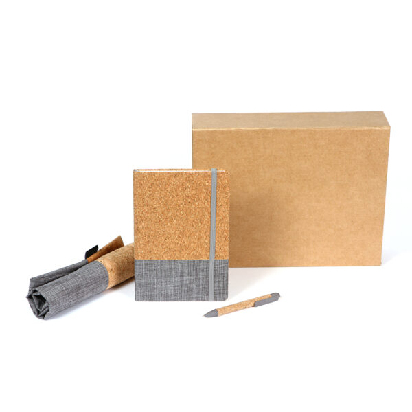 SET CANETRA GRIS ST-042G ( ST-042 / ST042 / ECOLÓGICAS,CON BOLÍGRAFO ) - Imagen 3