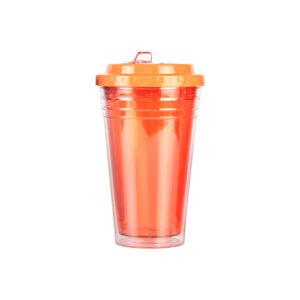 VASO ASÍS NARANJA TE-028O ( TE-028 / TE028 / VASOS )