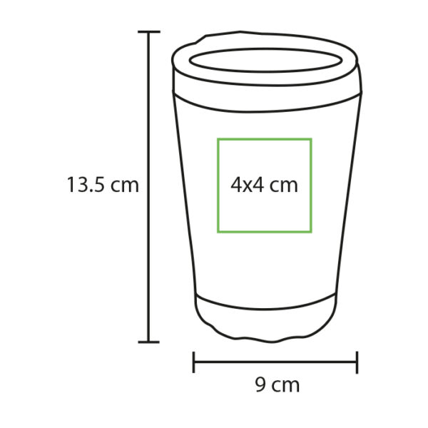 VASO PAINE NEGRO TE-062N ( TE-062 / TE062 / TERMOS ) - Imagen 4