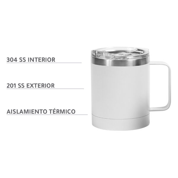 TAZA MONTT GRIS TE-068G ( TE-068 / TE068 / TAZAS ) - Imagen 2