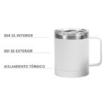 TAZA MONTT ROJO TE-068R ( TE-068 / TE068 / TAZAS ) - Image 2