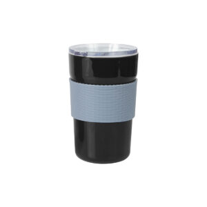 VASO LOVAINA NEGRO TE-127N ( TE-127 / TE127 / VASOS )