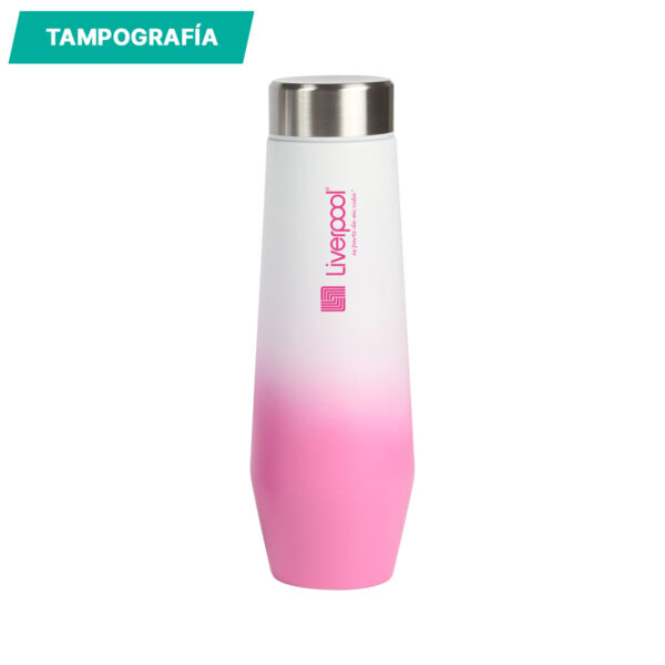 TERMO BI-TONO ROSA CLARO TE-129RS ( TE-129 / TE129 / TERMOS ) - Imagen 2