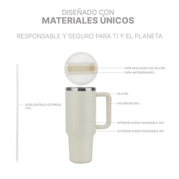 TERMO CALERI AZUL CLARO TE-183A ( TE-183 / TE183 / TERMOS ) - Imagen 14