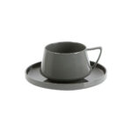 JUEGO HASSAN GRIS OSCURO TE-195G ( TE-195 / TE195 / TAZAS )