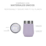 VASO FRASCATI ROSA PALIDO TE-206RS ( TE-206 / TE206 / VASOS ) - Image 3