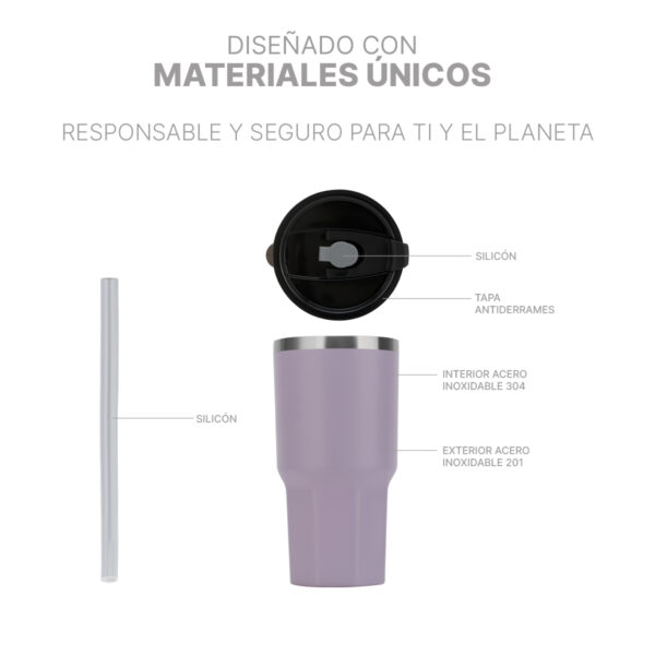 VASO LUND NEGRO TE-223N ( TE-223 / TE223 / VASOS ) - Imagen 4