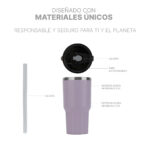 VASO LUND ROSA CLARO TE-223RS ( TE-223 / TE223 / VASOS ) - Image 4