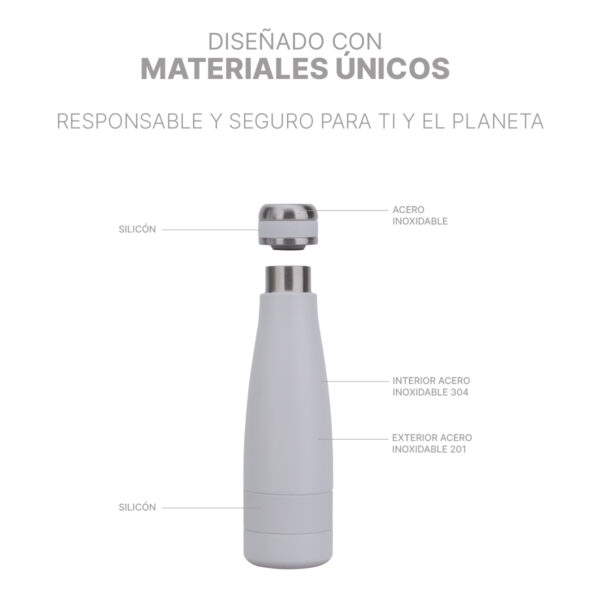 TERMO DENARO ROSA CLARO TE-242RS ( TE-242 / TE242 / TERMOS ) - Imagen 4