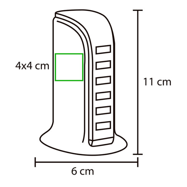 MULTICONECTOR CORREGGIO BLANCO TH-056 ( TH-056 / TH056 / OFICINA ) - Imagen 3