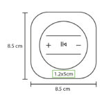 BOCINA NORMANDÍA NEGRO TH-076N ( TH-076 / TH076 / BOCINAS ) - Image 2