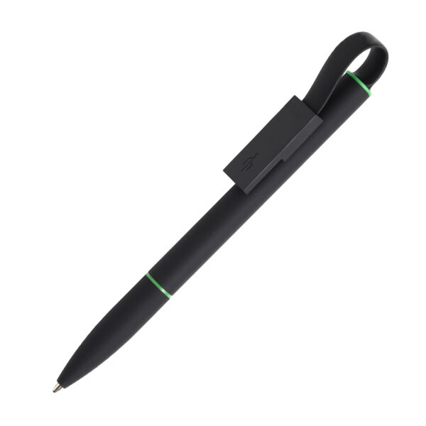 BOLÍGRAFO CON USB PADUA 8 GB VERDE TH-077V ( TH-077 / TH077 / OFICINA )