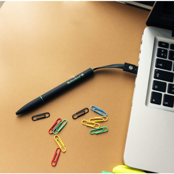 BOLÍGRAFO CON USB PADUA 8 GB GRIS TH-077G ( TH-077 / TH077 / OFICINA ) - Imagen 9