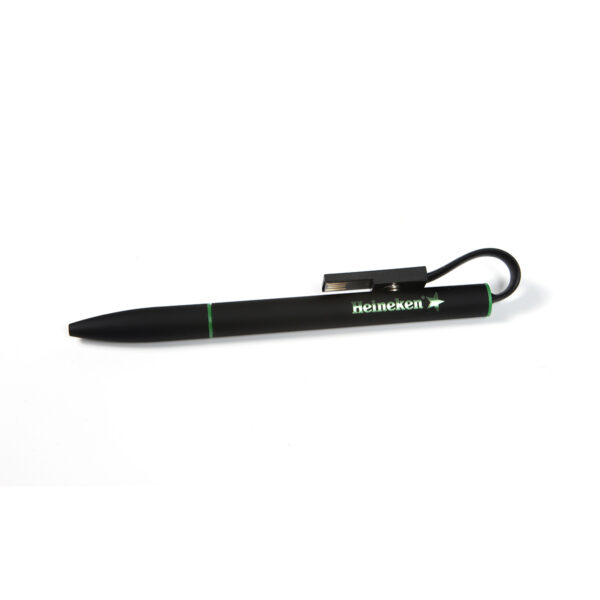 BOLÍGRAFO CON USB PADUA 8 GB GRIS TH-077G ( TH-077 / TH077 / OFICINA ) - Imagen 4