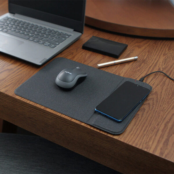 MOUSE PAD KISII GRIS TH-142G ( TH-142 / TH142 / OFICINA ) - Imagen 2