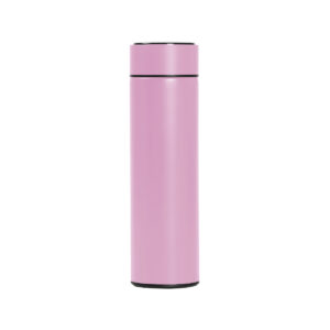 TERMO CON TERMÓMETRO ROSA CLARO TH-143RS ( TH-143 / TH143 / TERMOS )