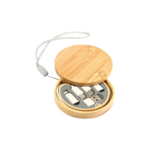 SET DE CABLES TARTU BAMBÚ TH-223C ( TH-223 / TH223 / CARGADORES Y POWER BANK )