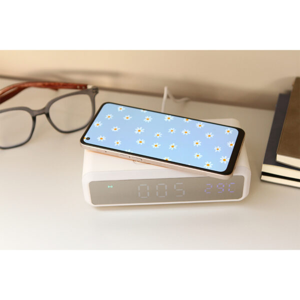 RELOJ CANNUCCE BLANCO TH-230B ( TH-230 / TH230 / PARED Y ESCRITORIO,CARGADORES Y POWER BANK ) - Imagen 4