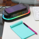 CARGADOR INALÁMBRICO BAYEL NEGRO TH-253N ( TH-253 / TH253 / BOCINAS ) - Image 2