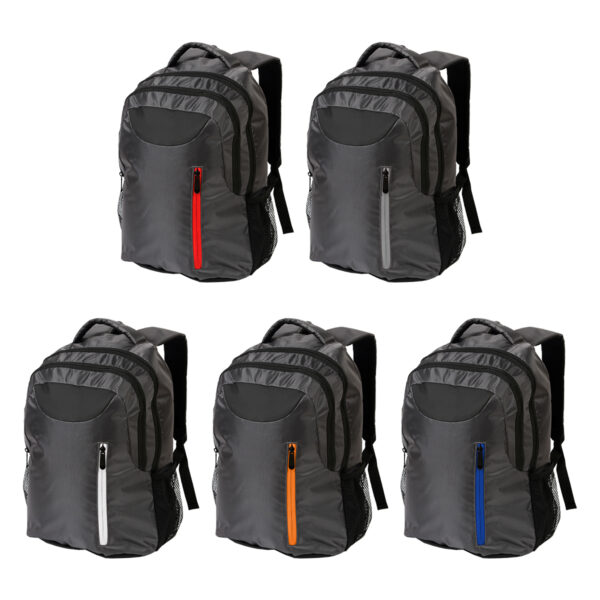 MOCHILA EURO GRIS TX-058G ( TX-058 / TX058 / BACKPACK ) - Imagen 4