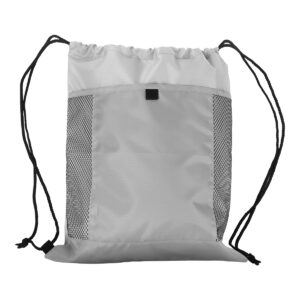 MORRAL TIPO SACO GRIS TX-060G ( TX-060 / TX060 / BOLSAS DEPORTIVAS )
