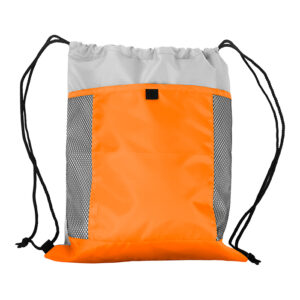 MORRAL TIPO SACO NARANJA TX-060O ( TX-060 / TX060 / BOLSAS DEPORTIVAS )