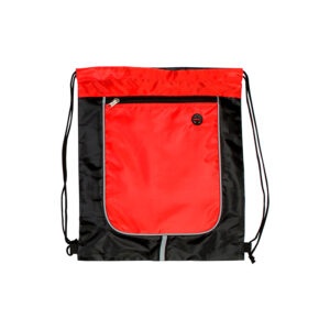 MORRAL TIPO SACO KIEV ROJO TX-062R ( TX-062 / TX062 / BOLSAS DEPORTIVAS )
