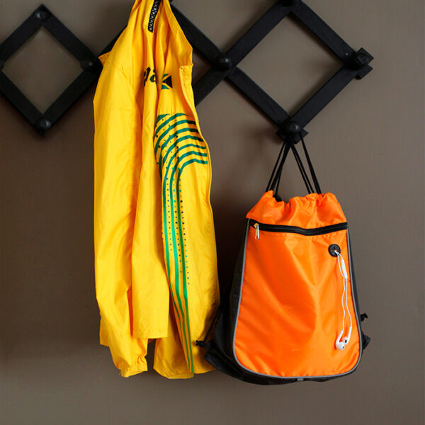 MORRAL TIPO SACO KIEV ROJO TX-062R ( TX-062 / TX062 / BOLSAS DEPORTIVAS ) - Imagen 4