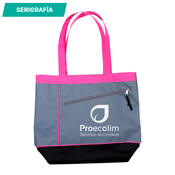 BOLSA MULTIUSOS ALBANY AZUL CLARO TX-071A ( TX-071 / TX071 / BOLSAS SHOPPER,BOLSAS PARA SUPERMERCADO ) - Imagen 4