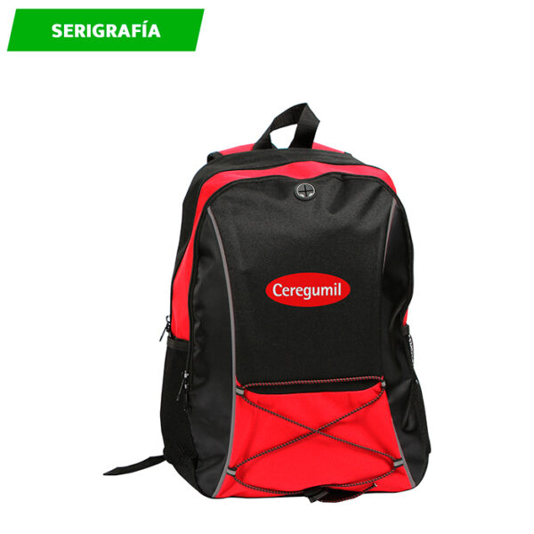 MOCHILA MELBOURNE ROJO TX-076R ( TX-076 / TX076 / BACKPACK ) - Imagen 3