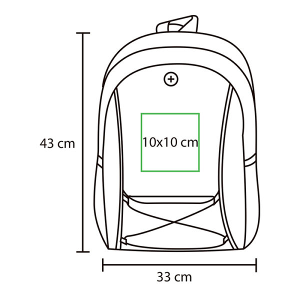 MOCHILA MELBOURNE ROJO TX-076R ( TX-076 / TX076 / BACKPACK ) - Imagen 5