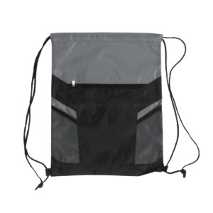 MORRAL TIPO SACO MASAK GRIS TX-084G ( TX-084 / TX084 / BOLSAS DEPORTIVAS )