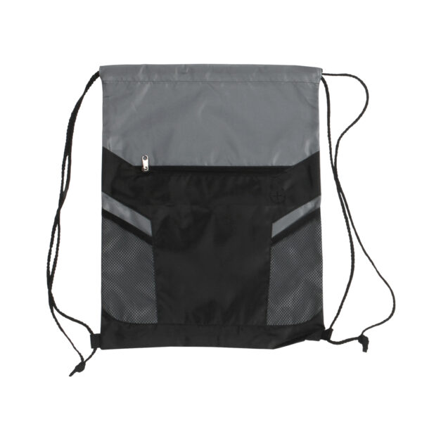 MORRAL TIPO SACO MASAK GRIS TX-084G ( TX-084 / TX084 / BOLSAS DEPORTIVAS )