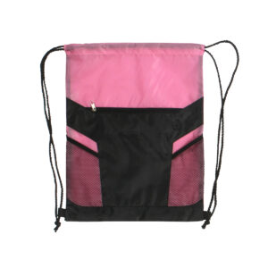 MORRAL TIPO SACO MASAK ROSA CLARO TX-084RS ( TX-084 / TX084 / BOLSAS DEPORTIVAS )