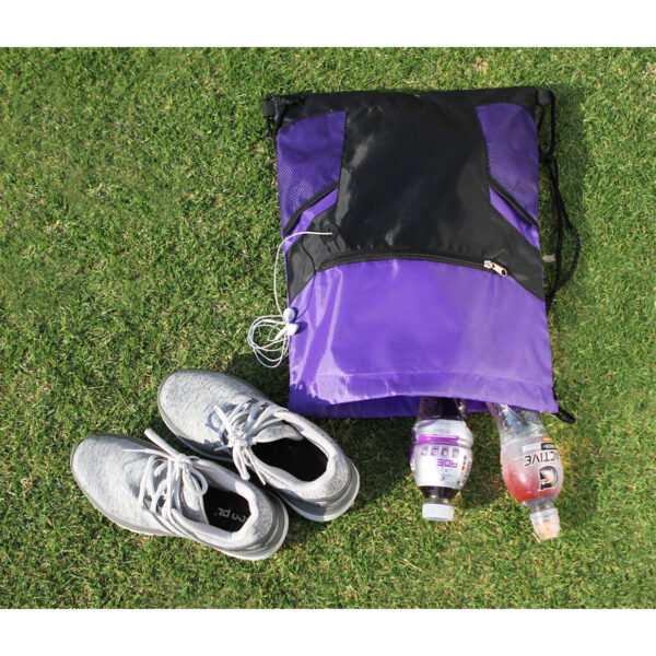 MORRAL TIPO SACO MASAK GRIS TX-084G ( TX-084 / TX084 / BOLSAS DEPORTIVAS ) - Imagen 2