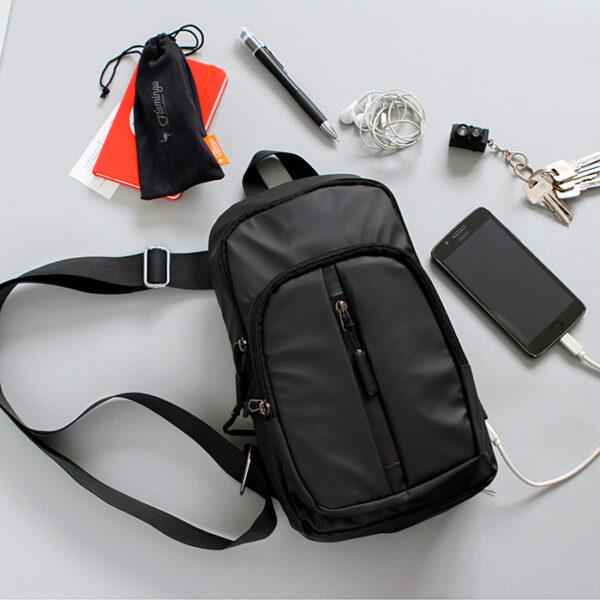 MOCHILA CALGARY NEGRO TX-099 ( TX-099 / TX099 / CROSSBODY ) - Imagen 4