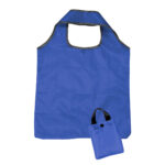 BOLSA PLEGABLE SCHULL AZUL TX-102A ( TX-102 / TX102 / BOLSAS PARA SUPERMERCADO )