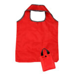 BOLSA PLEGABLE SCHULL ROJO TX-102R ( TX-102 / TX102 / BOLSAS PARA SUPERMERCADO )
