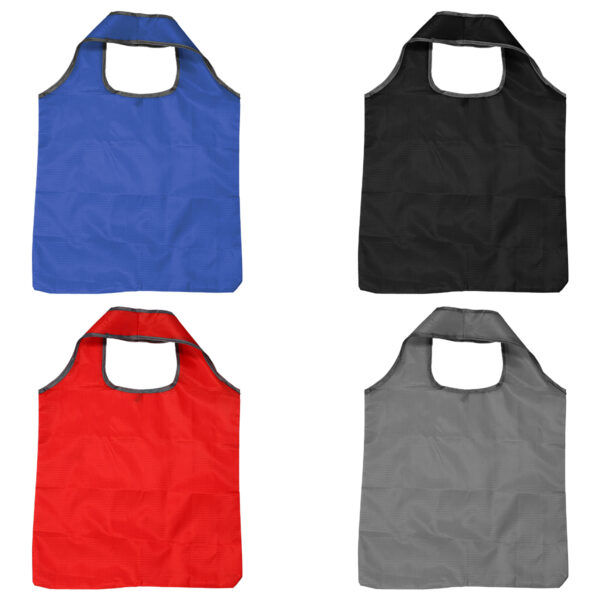 BOLSA PLEGABLE SCHULL ROJO TX-102R ( TX-102 / TX102 / BOLSAS PARA SUPERMERCADO ) - Imagen 3