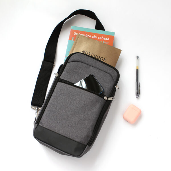 MOCHILA FOXFORD GRIS TX-112G ( TX-112 / TX112 / CROSSBODY ) - Imagen 2