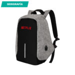 MOCHILA ANTI ROBO GRIS TX-113G ( TX-113 / TX113 / BACKPACK ) - Image 2