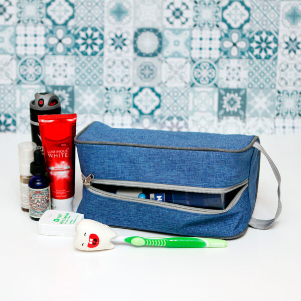 BOLSA KILIFI GRIS CLARO TX-119G ( TX-119 / TX119 / NECESER,COSMETIQUERAS ) - Imagen 3