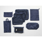 SET DE BOLSOS ORGANIZADORES AZUL MARINO TX-122A ( TX-122 / TX122 / ACCESORIOS DE VIAJE )