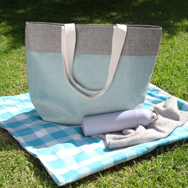 BOLSA ATHI AZUL CLARO TX-124A ( TX-124 / TX124 / BOLSAS DE PLAYA ) - Imagen 3