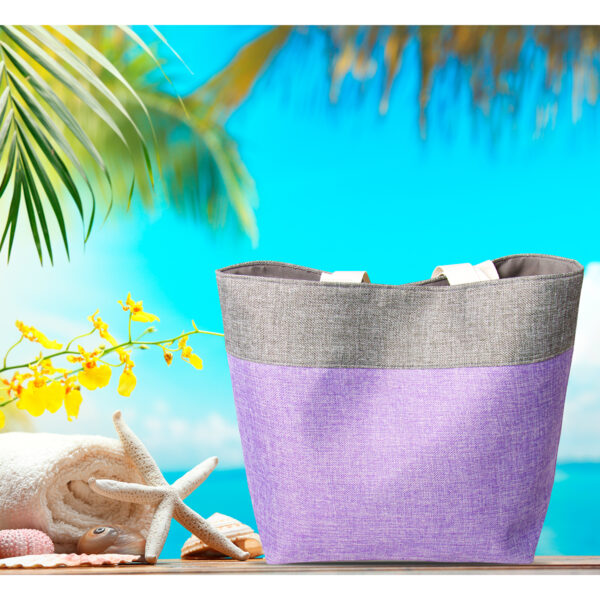 BOLSA ATHI AZUL CLARO TX-124A ( TX-124 / TX124 / BOLSAS DE PLAYA ) - Imagen 2